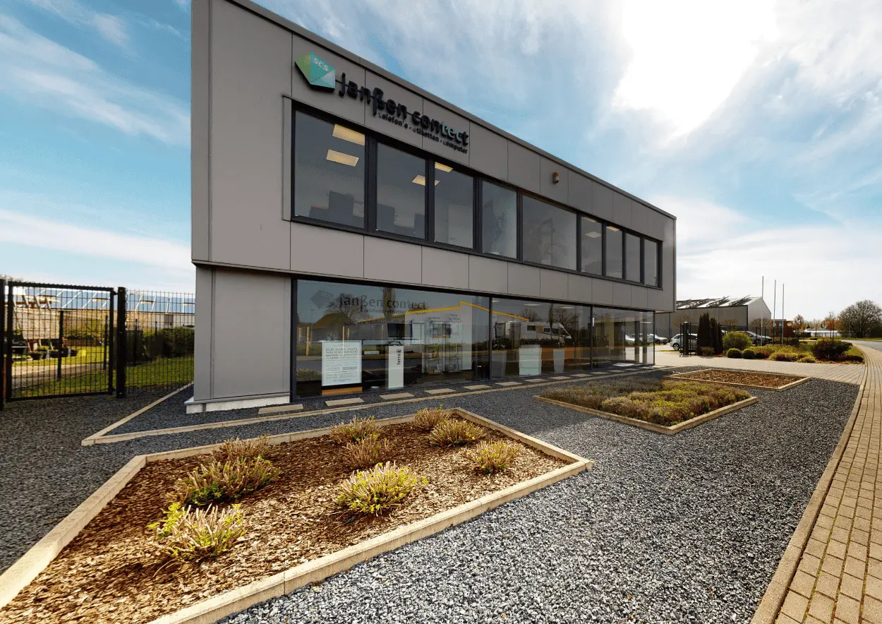 Firmensitz Den Firmensitz von außen.