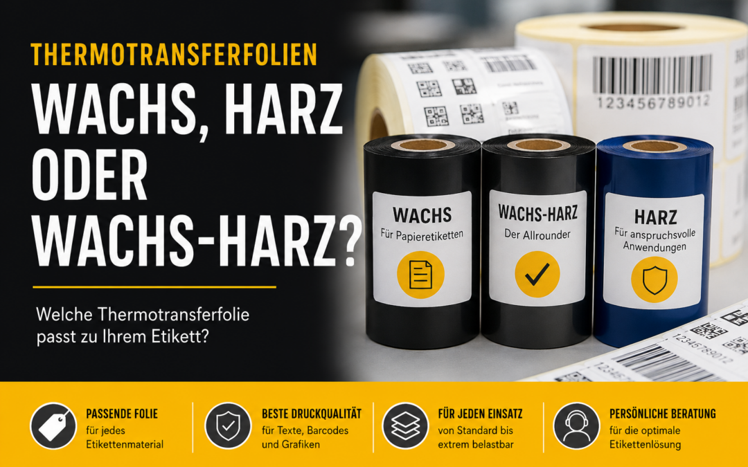 Thermotransferfolien: Wachs, Harz oder Wachs-Harz?
