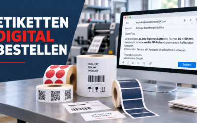 Etiketten digital bestellen | Schnell & direkt